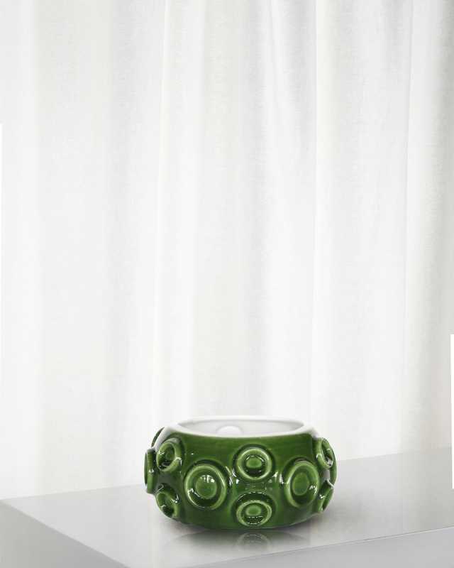Vase with Circles, 8.5"